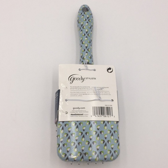 2 Goody Stylista Paddle Hair Brushes Blue & Yellow - Picture 6 of 9